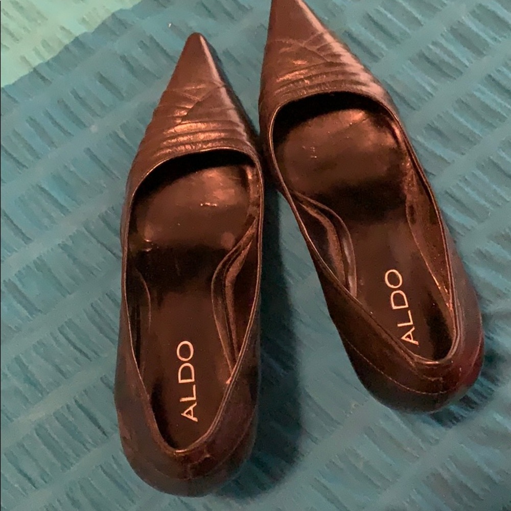 Black Aldo heels
